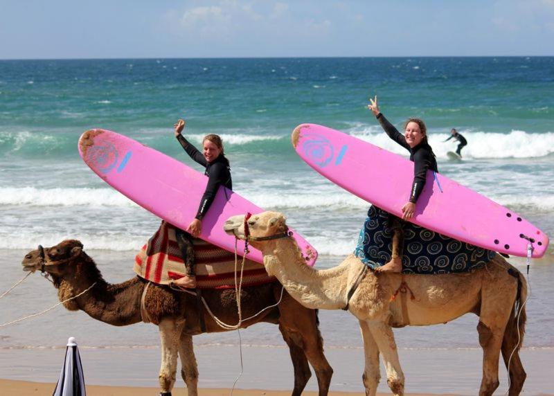 Tafoukt Surf Hostel Taghazout Bagian luar foto