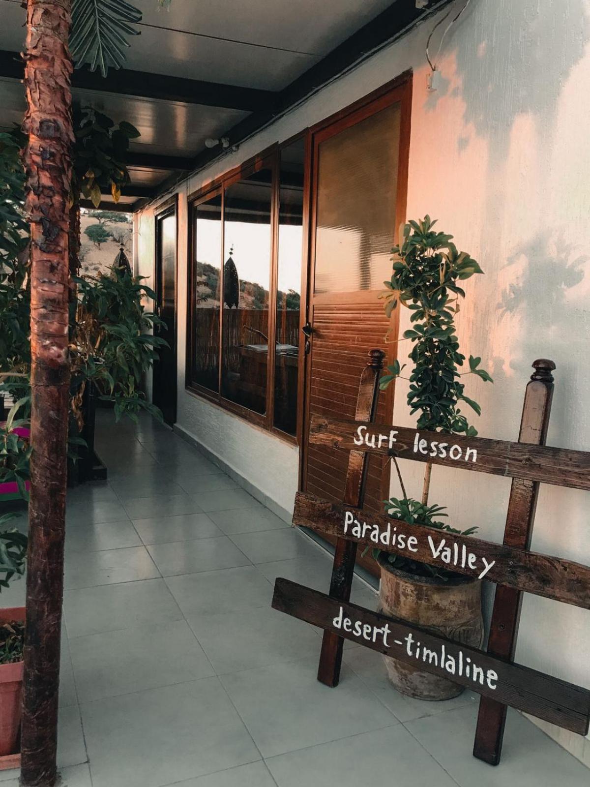 Tafoukt Surf Hostel Taghazout Bagian luar foto