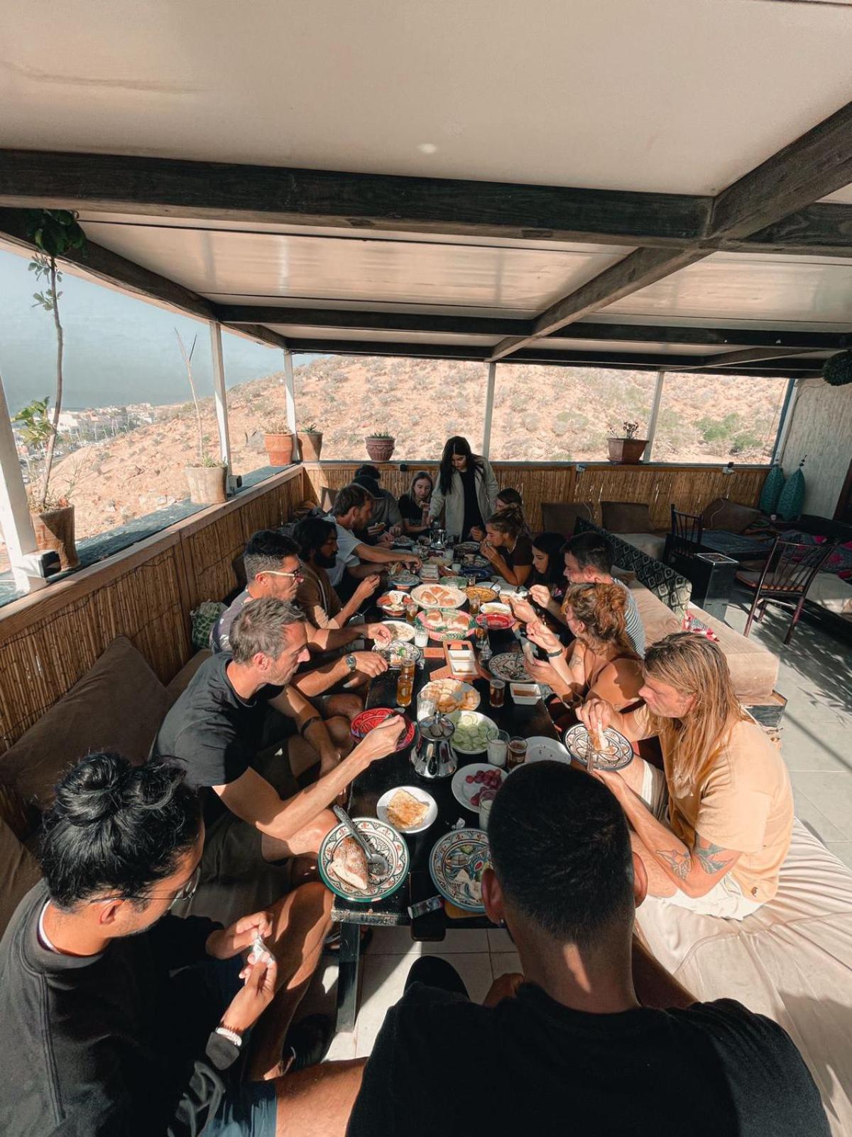 Tafoukt Surf Hostel Taghazout Bagian luar foto